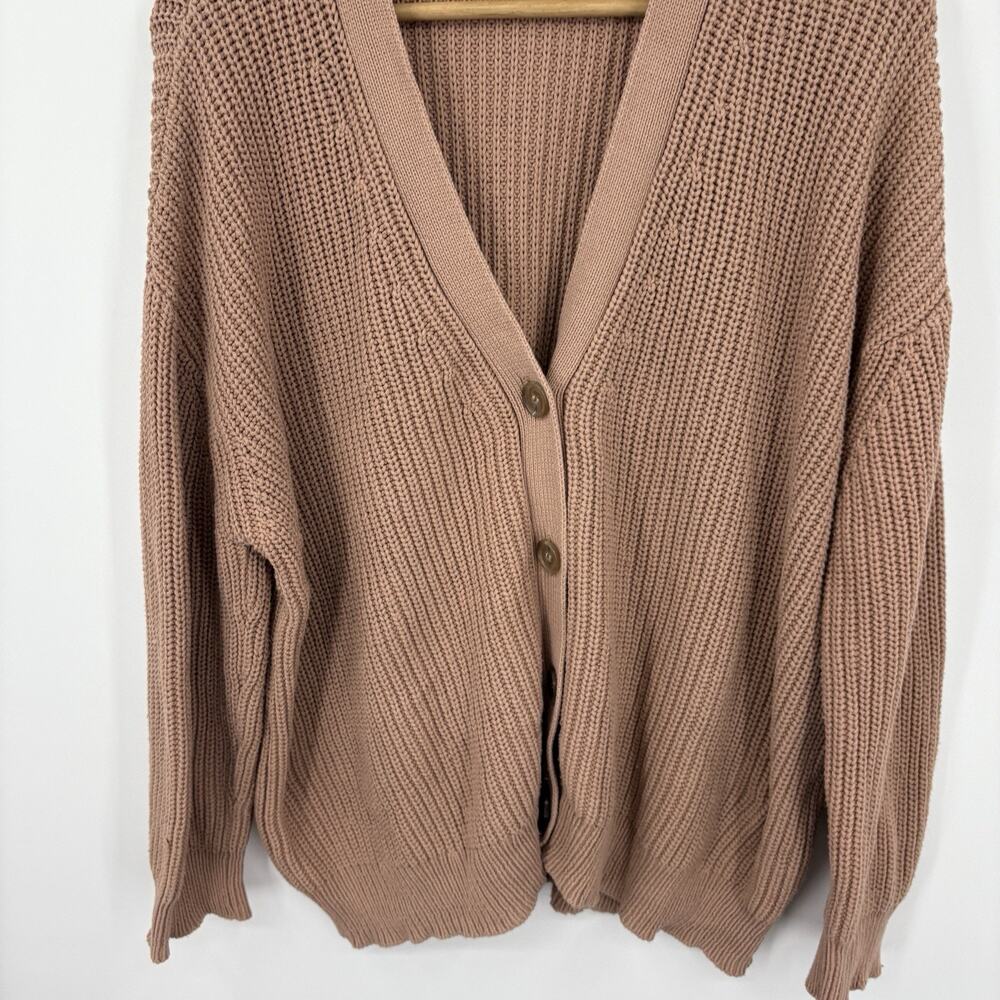 Jenni Kayne Cotton Cocoon Cardigan Womens Small Capsule Quiet Luxury Oversized - Picture 4 of 9